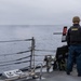 USS Mustin conducts a live-fire exercise