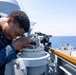 USS Mustin conducts bridge operations
