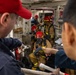 USS Mustin conducts a damage control training drill