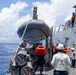 USS Mustin conducts boat operations