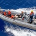 USS Mustin conducts boat operations