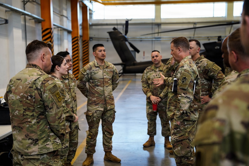 SECARMY visits 10th AAMDC and 12th CAB in Ansbach, Germany