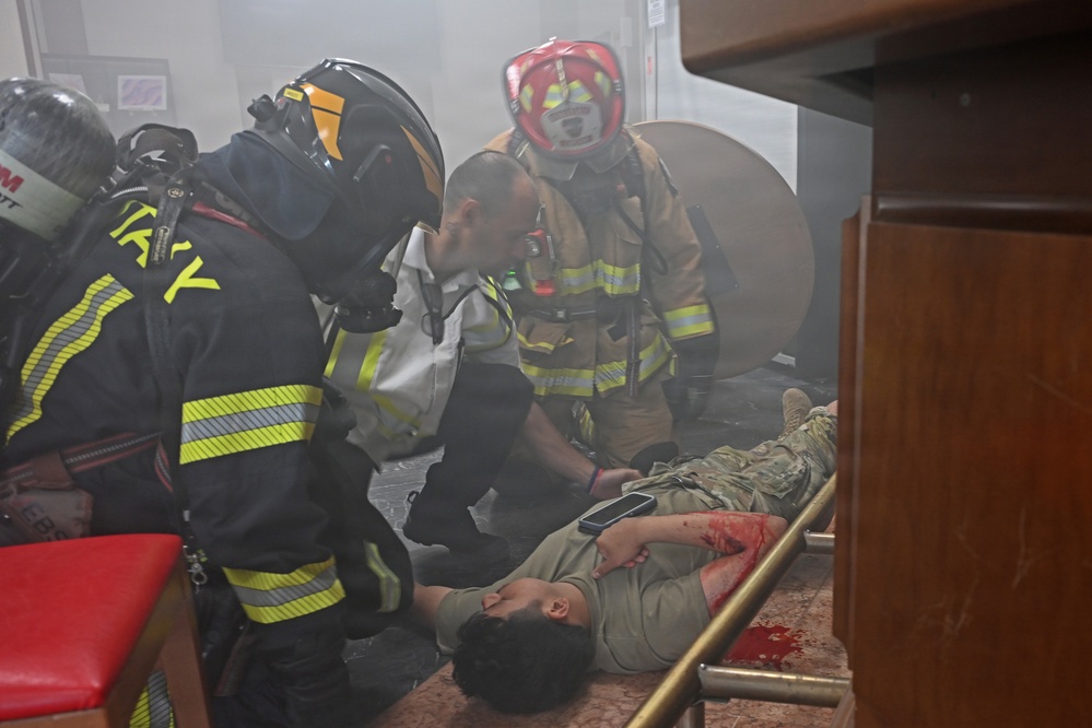 USAG Italy Conducts Emergency Response Exercise