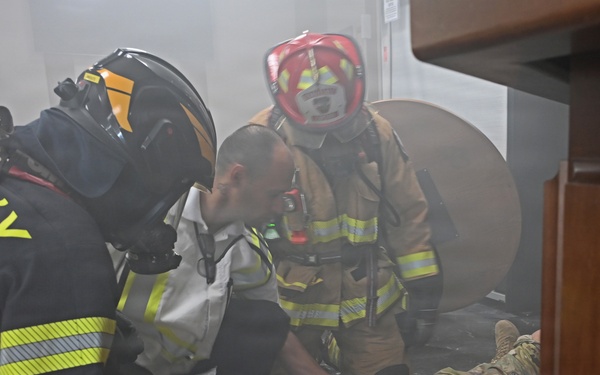 USAG Italy Conducts Emergency Response Exercise