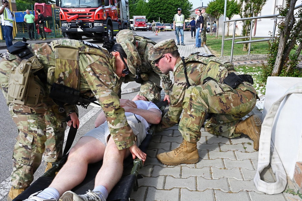 USAG Italy Conducts Emergency Response Exercise