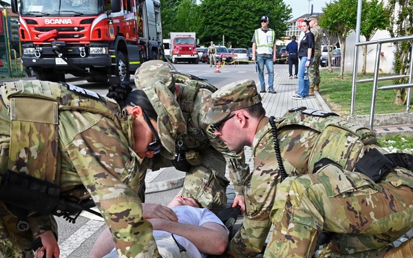 USAG Italy Conducts Emergency Response Exercise