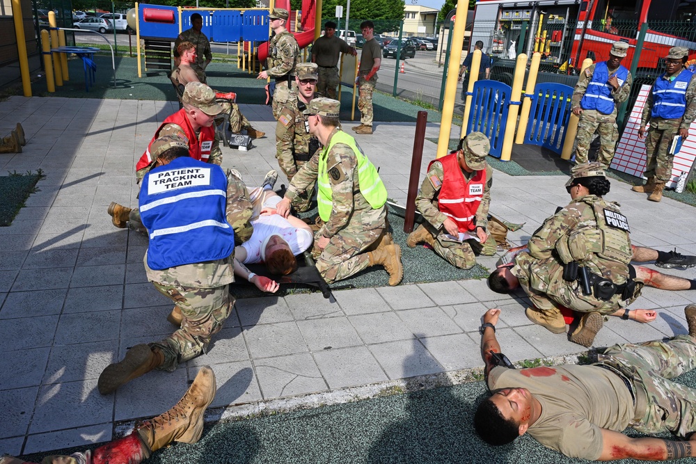 USAG Italy Conducts Emergency Response Exercise