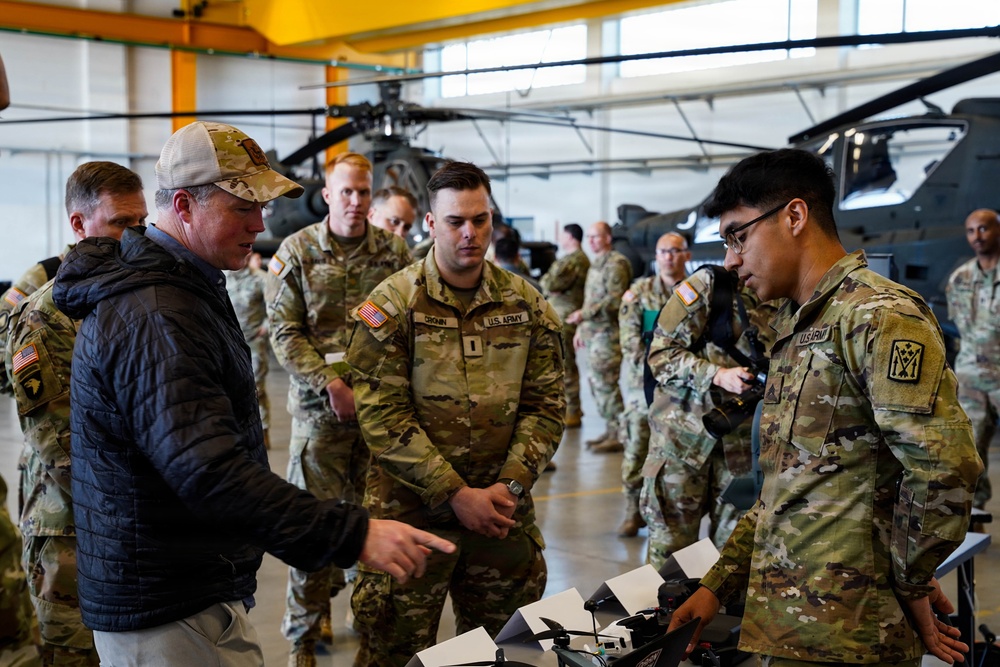 SECARMY visits 10th AAMDC and 12th CAB in Ansbach, Germany