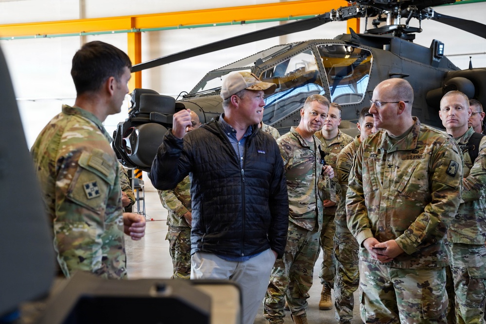 SECARMY visits 10th AAMDC and 12th CAB in Ansbach, Germany