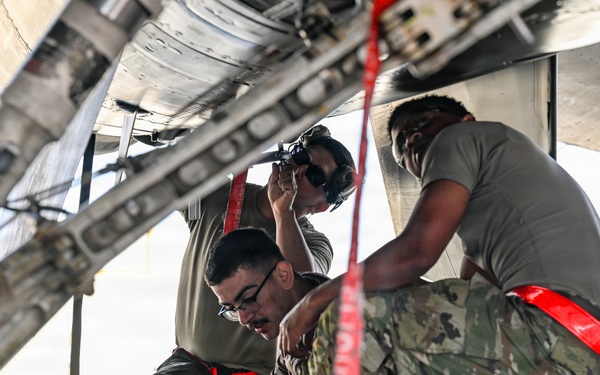 Fixing a F-16 Fighting Falcon