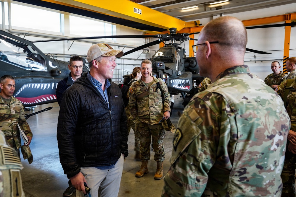 SECARMY visits 10th AAMDC and 12th CAB in Ansbach, Germany