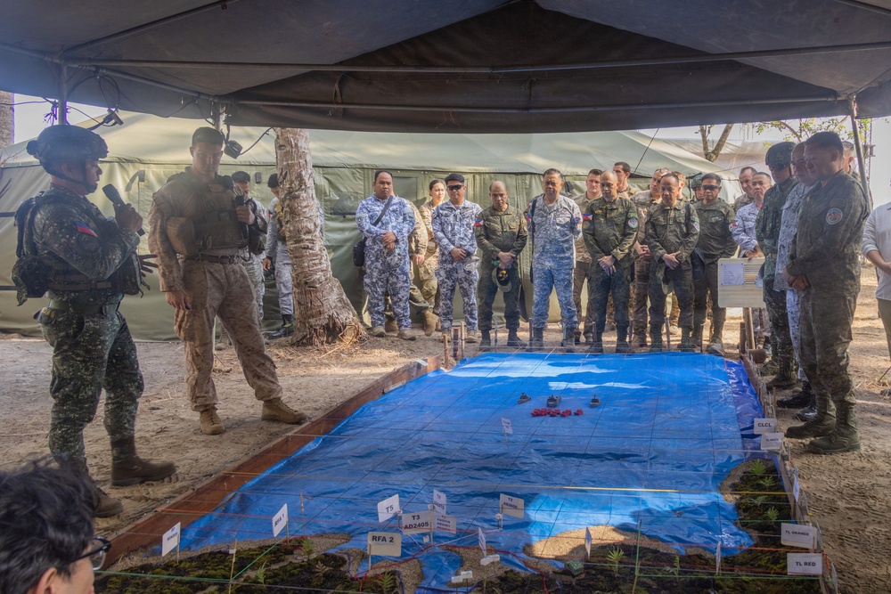 Armed Forces of the Philippines, U.S., Australia, and New Zealand conduct a Counter Landing Live-fire Event
