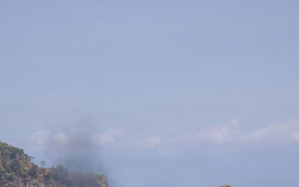 Armed Forces of the Philippines, U.S., Australia, and New Zealand conduct a Counter Landing Live-fire Event