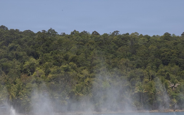 Armed Forces of the Philippines, U.S., Australia, and New Zealand conduct a Counter Landing Live-fire Event
