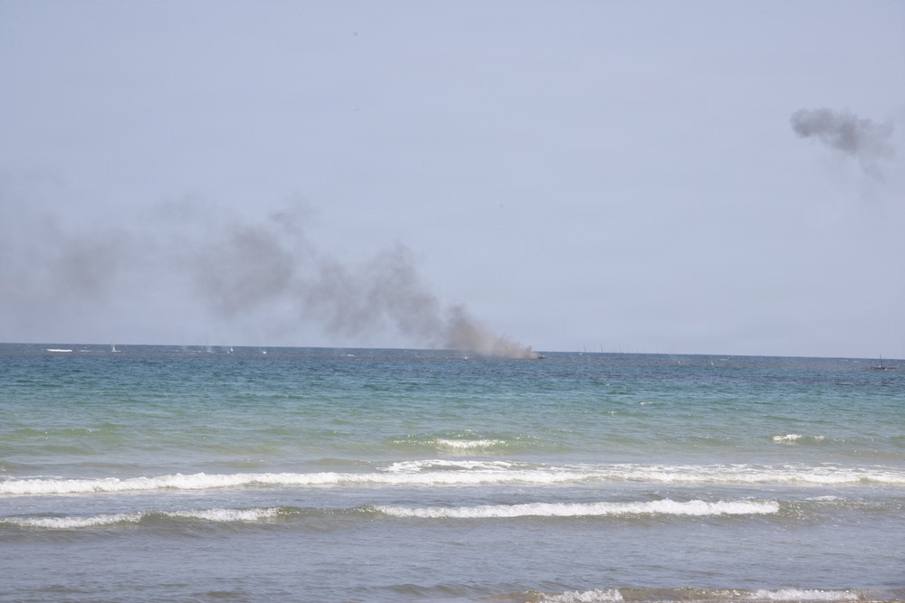 Armed Forces of the Philippines, U.S., Australia, and New Zealand conduct a Counter Landing Live-fire Event