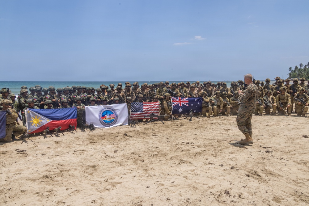 Armed Forces of the Philippines, U.S., Australia, and New Zealand conduct a Counter Landing Live-fire Event