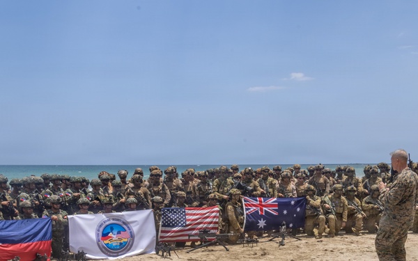Armed Forces of the Philippines, U.S., Australia, and New Zealand conduct a Counter Landing Live-fire Event