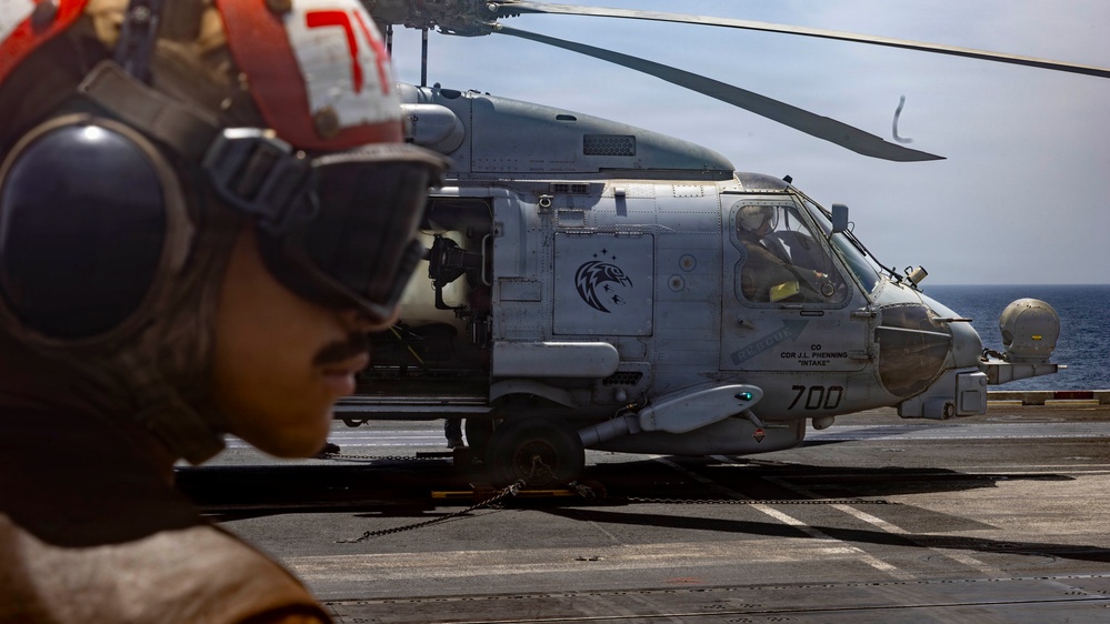Abraham Lincoln Conducts Flight Deck Operations