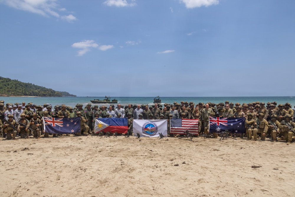 Armed Forces of the Philippines, U.S., Australia, and New Zealand conduct a Counter Landing Live-fire Event