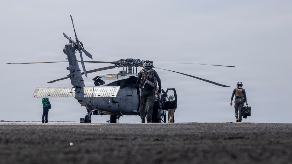 Abraham Lincoln Conducts Flight Deck Operations