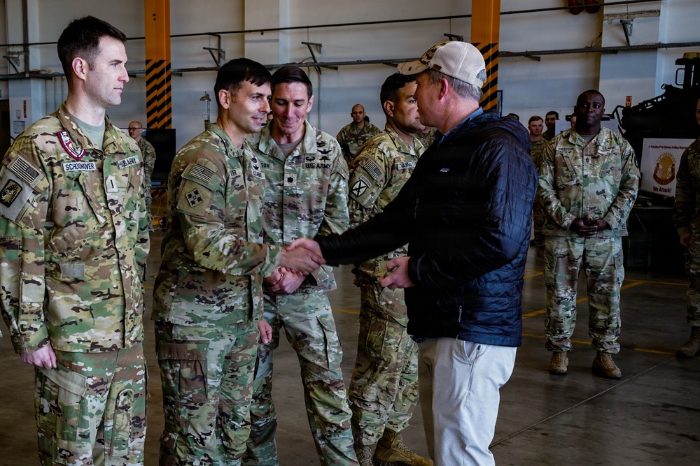 SECARMY visits 10th AAMDC and 12th CAB in Ansbach, Germany