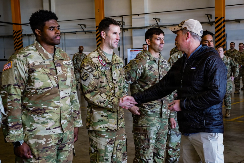 SECARMY visits 10th AAMDC and 12th CAB in Ansbach, Germany