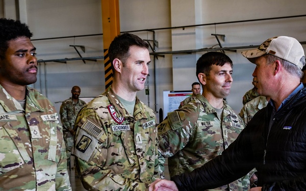SECARMY visits 10th AAMDC and 12th CAB in Ansbach, Germany