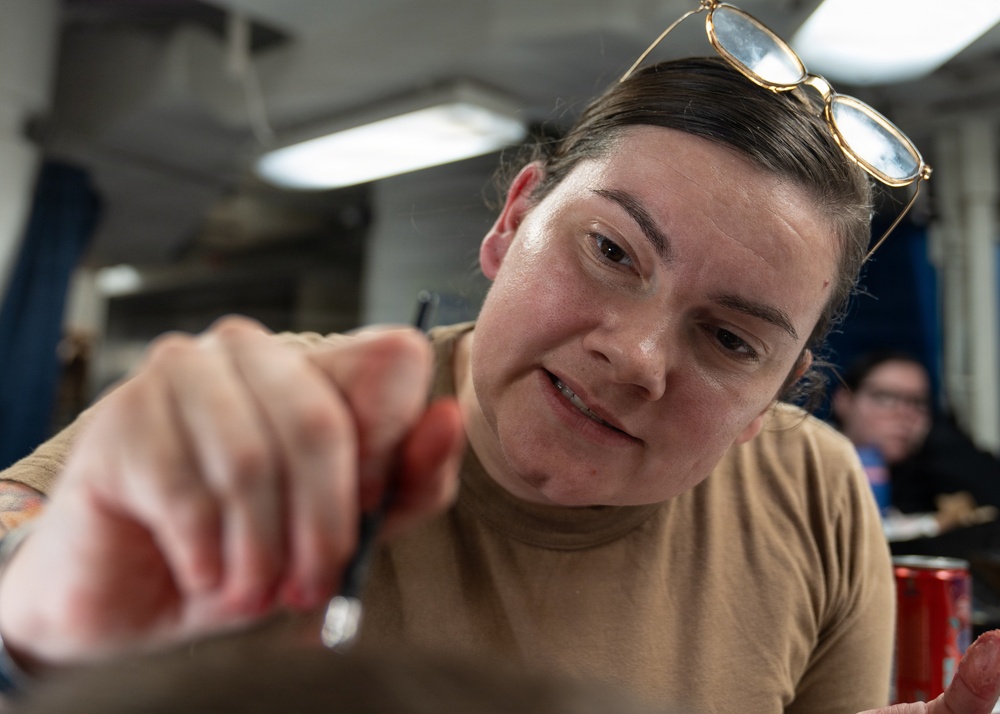 IKE departs Norfolk Naval Shipyard for Sea Trials
