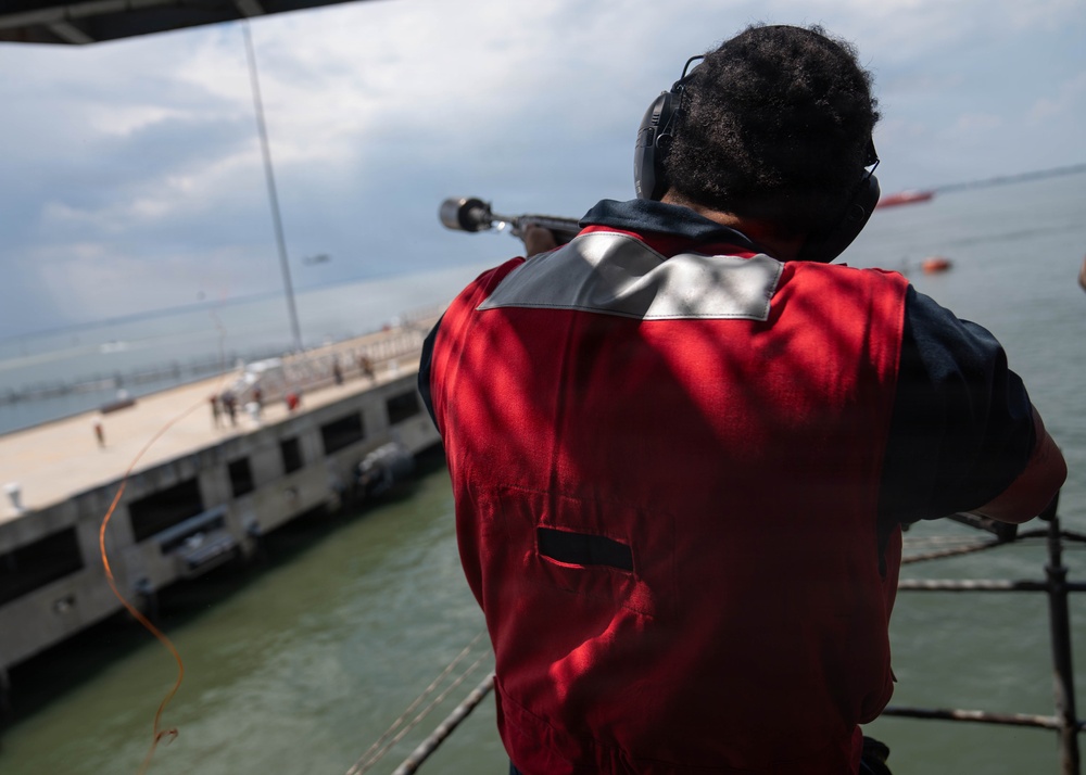 IKE returns to Naval Station Norfolk after conducting Sea Trials
