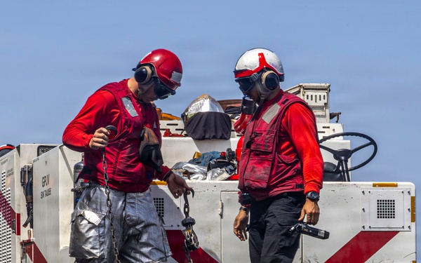 Abraham Lincoln Conducts Flight Deck Operations