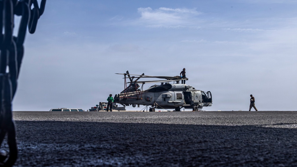 Abraham Lincoln Conducts Flight Deck Operations