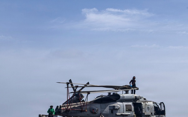 Abraham Lincoln Conducts Flight Deck Operations