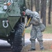 JB MDL- 231st Chemical Company Soldier Scrubs Stryker During Decon