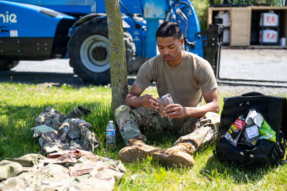Airmen build, defend and sustain operations in Bivouac training exercise