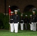 Marine Barracks Washington Hosts Col. Barnum at Evening Parade