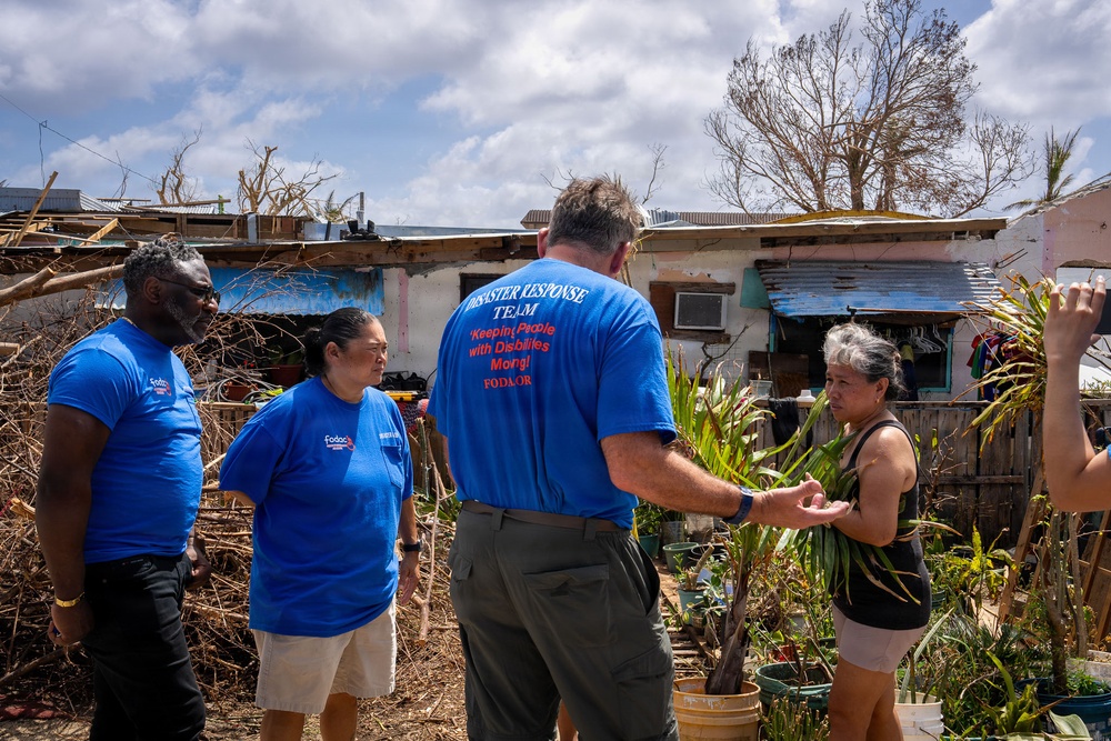 Assessing medical equipment needs on CNMI after Typhoon Sinlaku