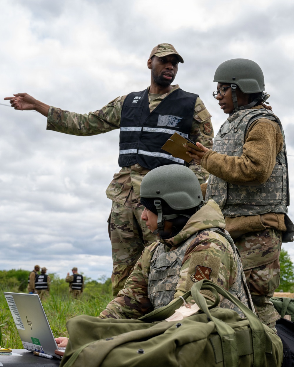 JBA Airmen strengthen expeditionary skills in Bivouac field exercise