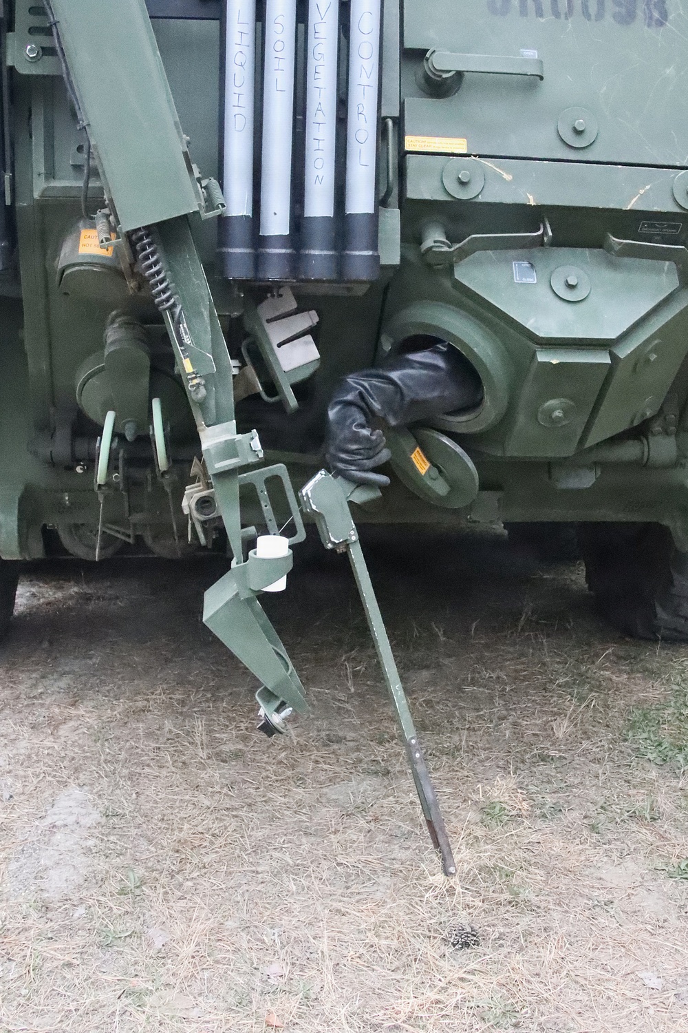 JB MDL- 231st Chemical Company Collects Samples with Stryker Vehicle