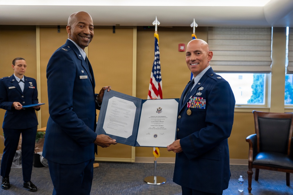 Lt. Col. Frank Mercurio retirement