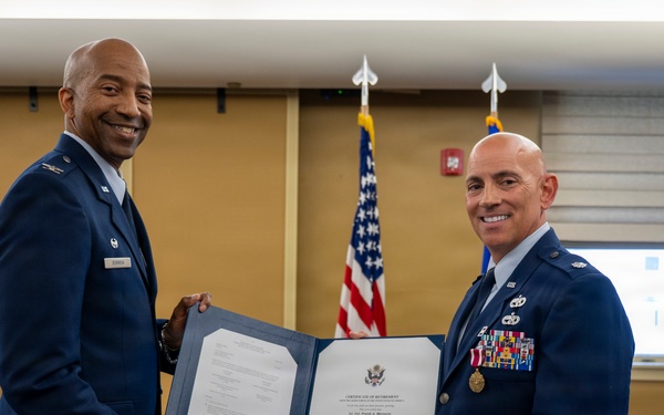 Lt. Col. Frank Mercurio retirement