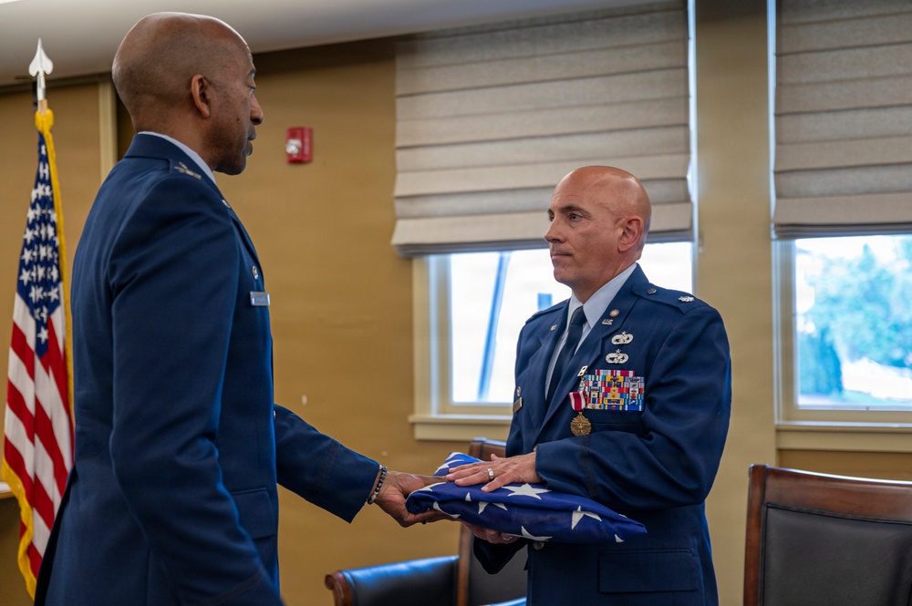 Lt. Col. Frank Mercurio retirement