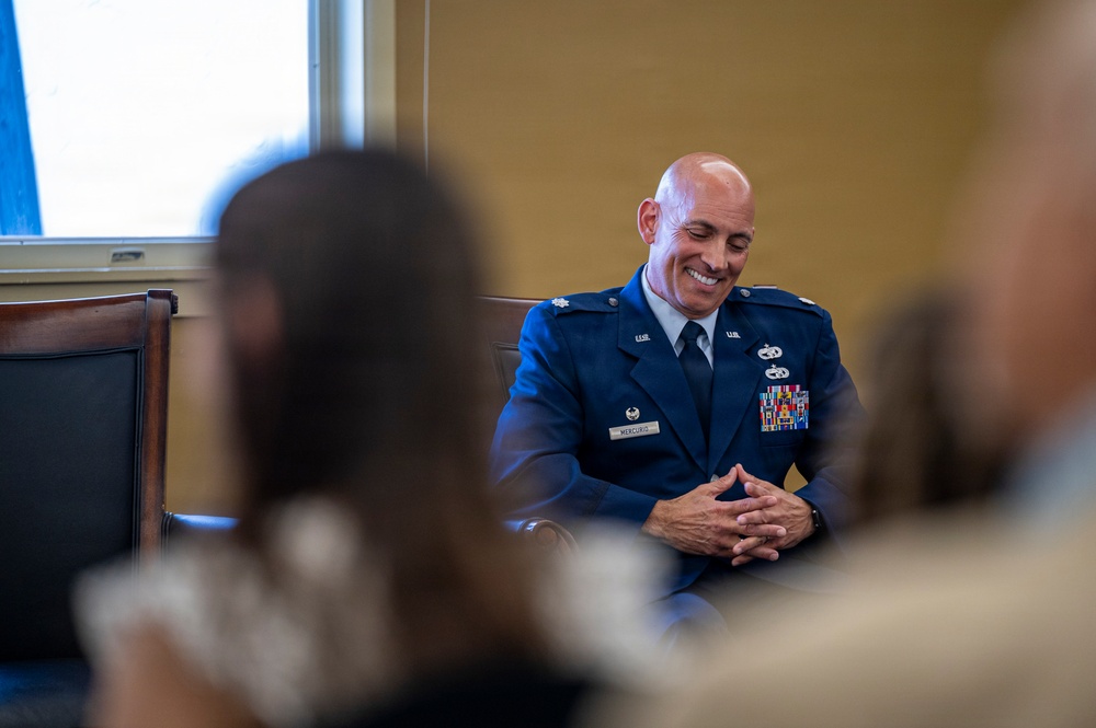 Lt. Col. Frank Mercurio retirement