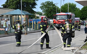 USAG Italy Tests Response to Natural Disaster