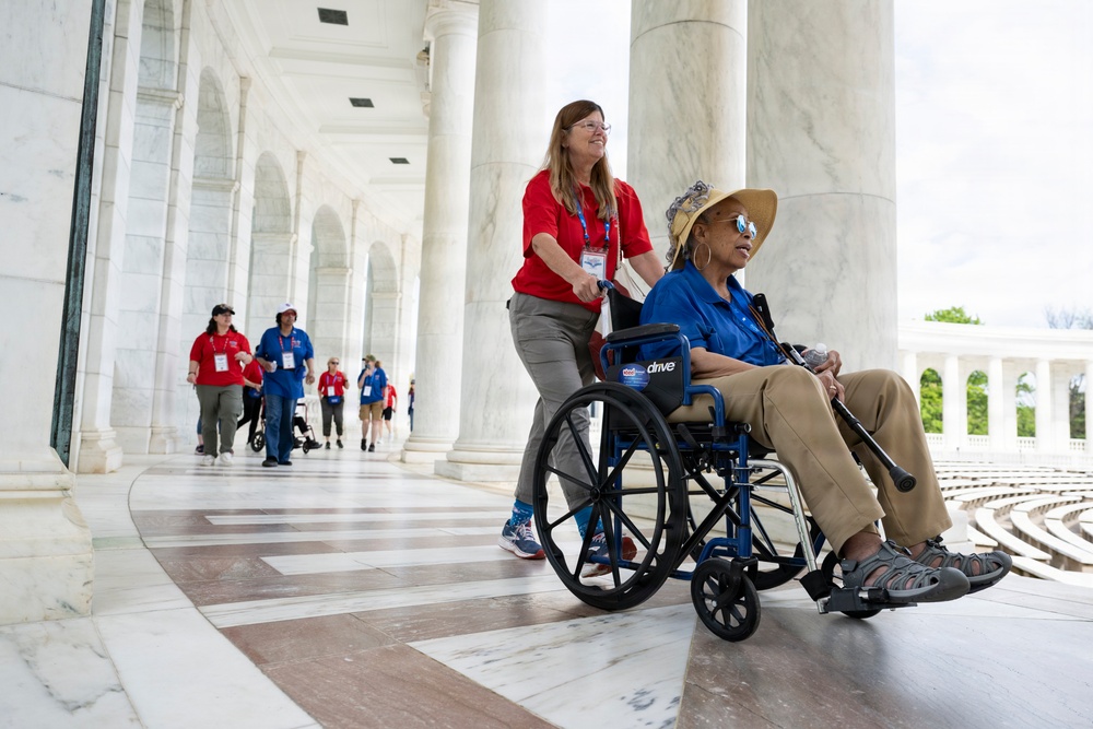 All Female Honor Flight Visits ANC