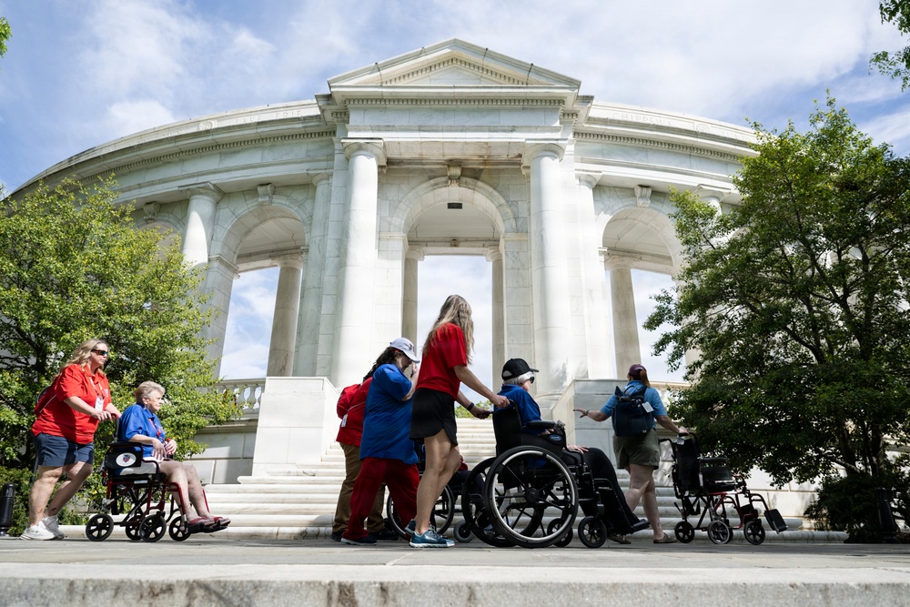All Female Honor Flight Visits ANC