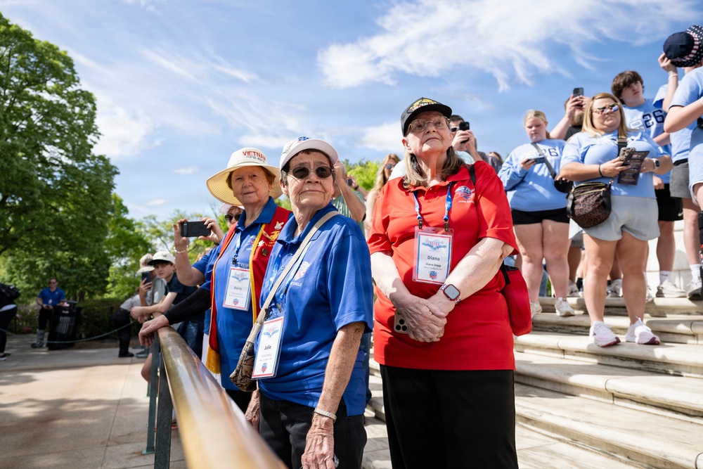 All Female Honor Flight Visits ANC