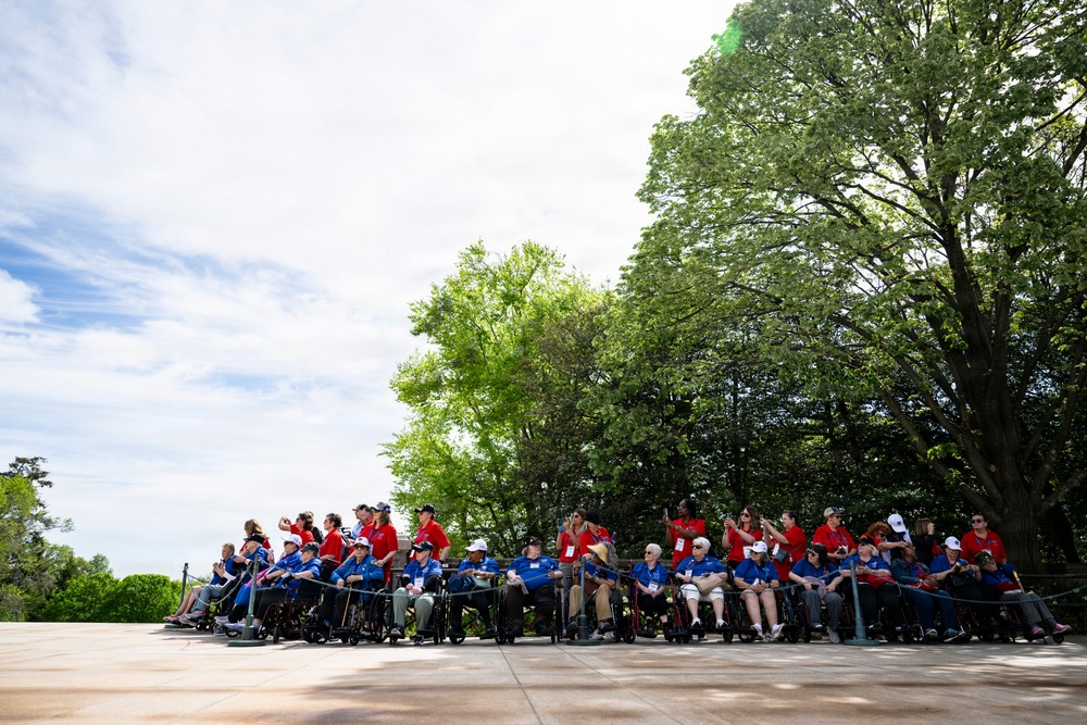 All Female Honor Flight Visits ANC