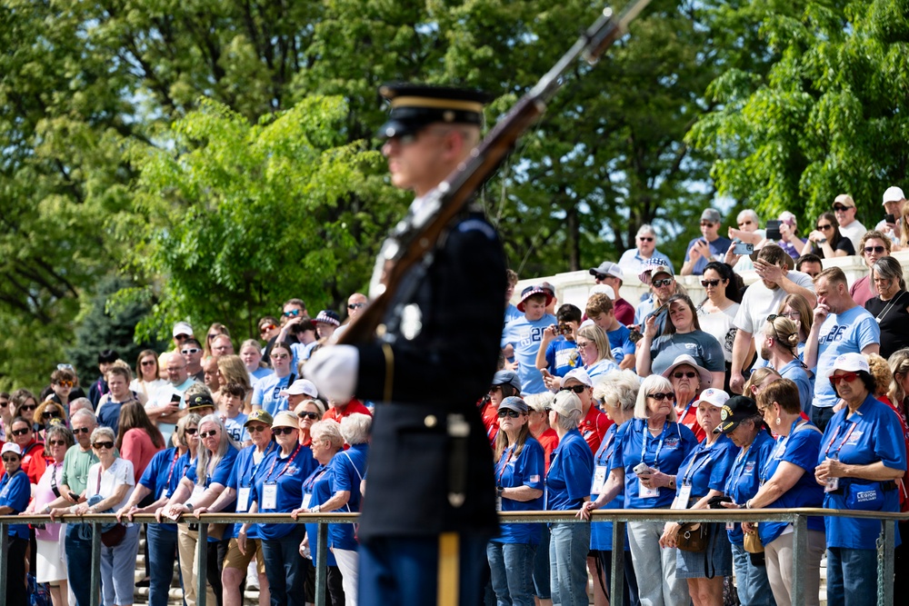All Female Honor Flight Visits ANC