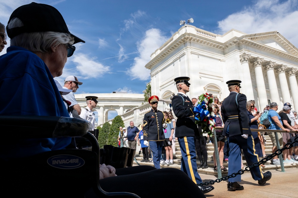 All Female Honor Flight Visits ANC