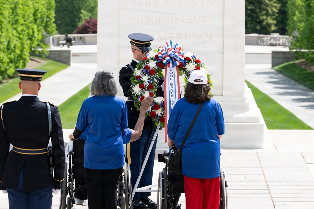 All Female Honor Flight Visits ANC
